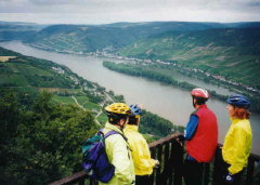 Binger Wald Sieben Burgen Blick